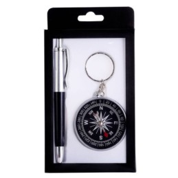 BOL╓GRAFO + BRΘJULA EN CAJA...
