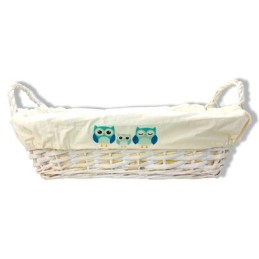 CESTA RECTANGULAR MIMBRE...