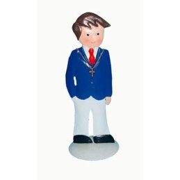 FIGURA MET╡LICA COMUNIαN NIÑO