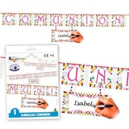 GUIRNALDA COMUNIαN NIÑA...