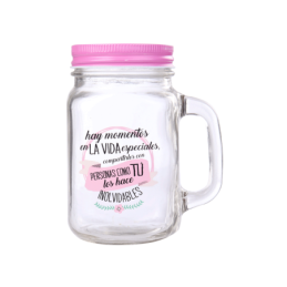 JARRA CRISTAL CON CAÑA...