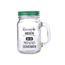 JARRA CRISTAL CON CAÑA...