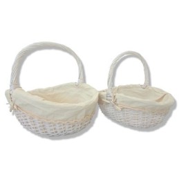JUEGO DE 2 CESTAS MIMBRE...