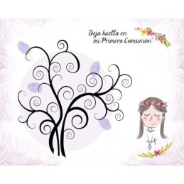 LIENZO ╡RBOLES DE HUELLAS...