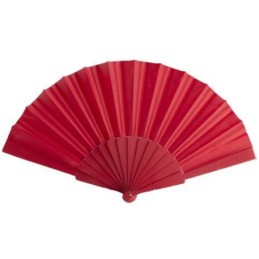 LOTE DE 15 ABANICOS DE TELA...