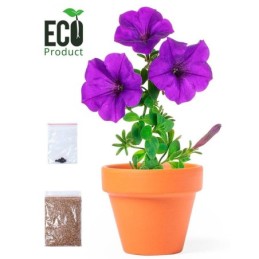 MACETA CON FLORES PETUNIA