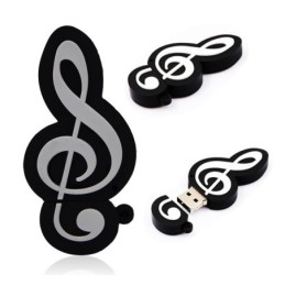 MEMORIA USB NOTA MUSICAL 4GB