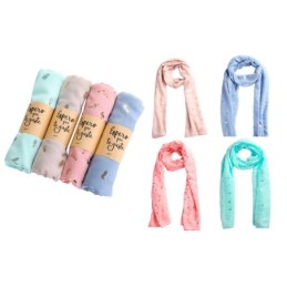 PAÑUELO PIÑAS Y FLAMENCOS...