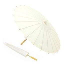 PARASOL PAPEL BAMBΘ MARFIL