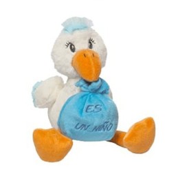 PELUCHE CIGÜEÑA "ES UN NIÑO"