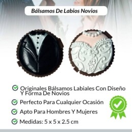 SET B╡LSAMOS LABIALES NOVIOS
