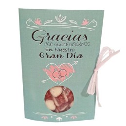 TARJETA CHUCHES GRACIAS POR...