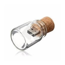 USB BOTE CRISTAL CORCHO...