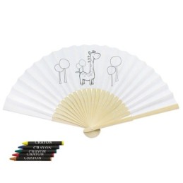 ABANICO "CHILDREN" JIRAFA