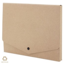 CARPETA RECICLADA BOTON...