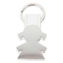 LLAVERO METALICO FORMA NIÑA...