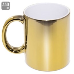 MUG CERAMICA METALIZADA...