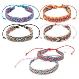 PULSERAS "HIPPY" (PACK DE 6)